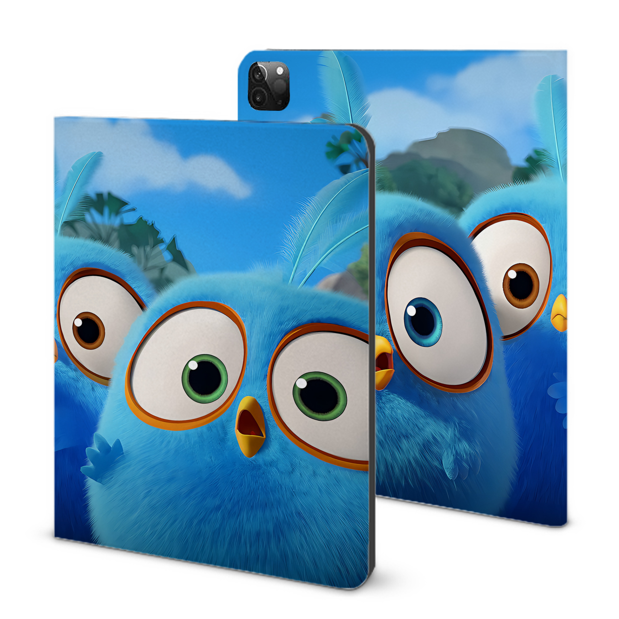（画像用） Angry Birds アングリーバード IPadケース ペンホルダー付き ブックスタイルデザイン